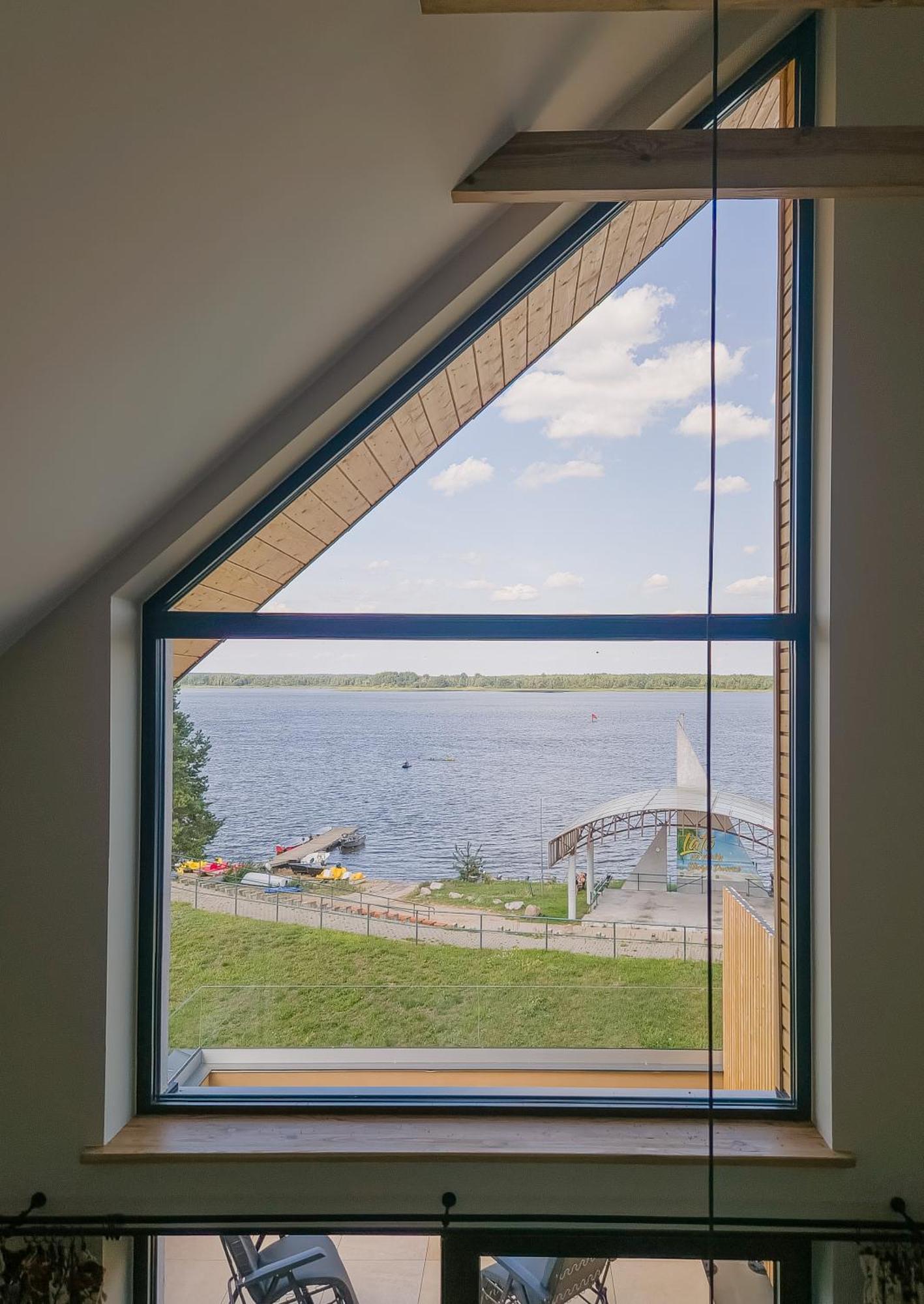 Apartamento Zubr Nad Zalewem Luka Exterior foto