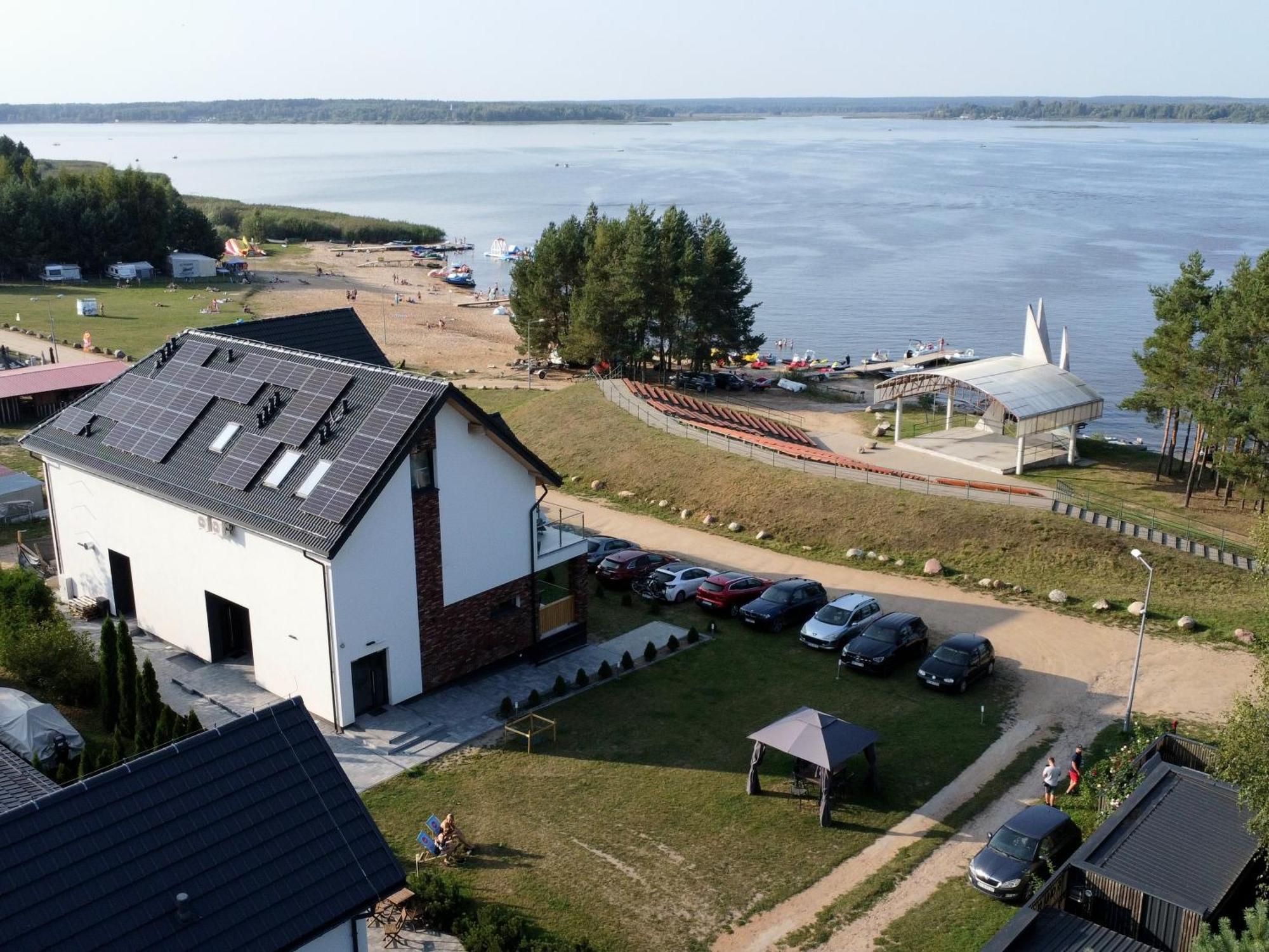 Apartamento Zubr Nad Zalewem Luka Exterior foto